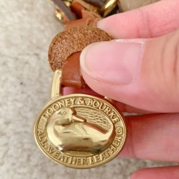 Dooney & Bourke Vintage Made in USA Leather Top Handle Carrier Shoulder Purse - Picture 14 of 16